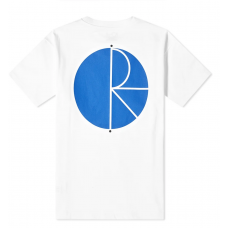 Camiseta Polar Skate Co Fill Logo White Blue